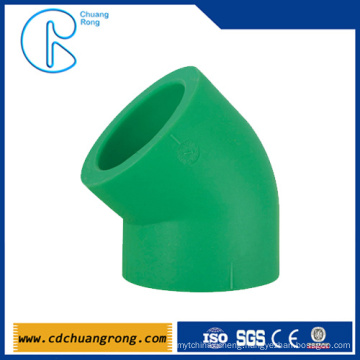 Polypropylene Pipe Fittings PPR 45 Degree Elbow